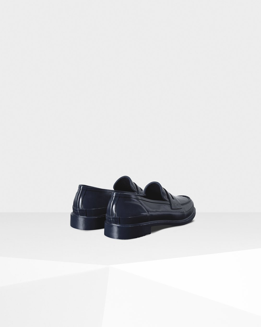 Mocassins Hunter Feminina Azul Marinho - Original Gloss Penny - 82KXYAONC